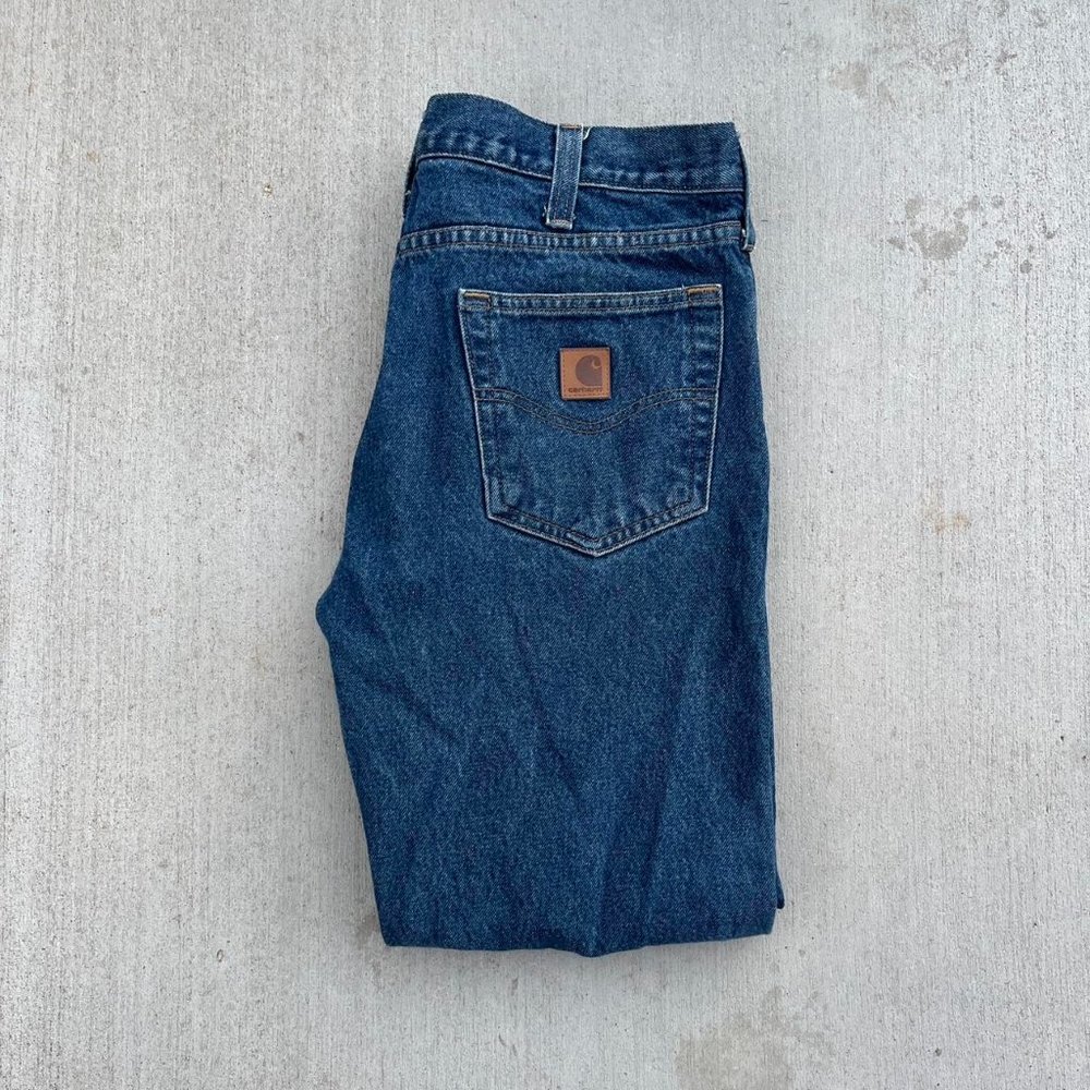 Vintage 90s Carhartt dark wash jeans